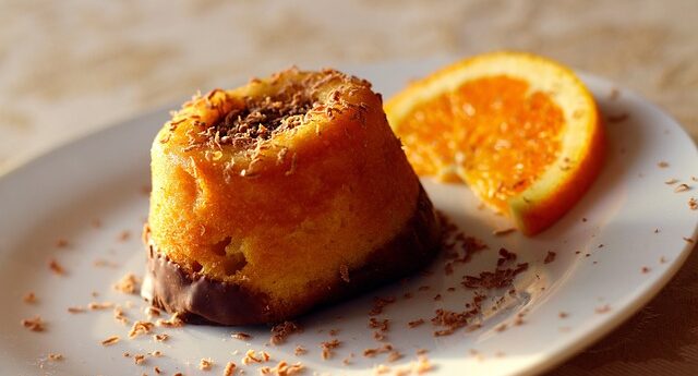 オレンジピューレカヌレ